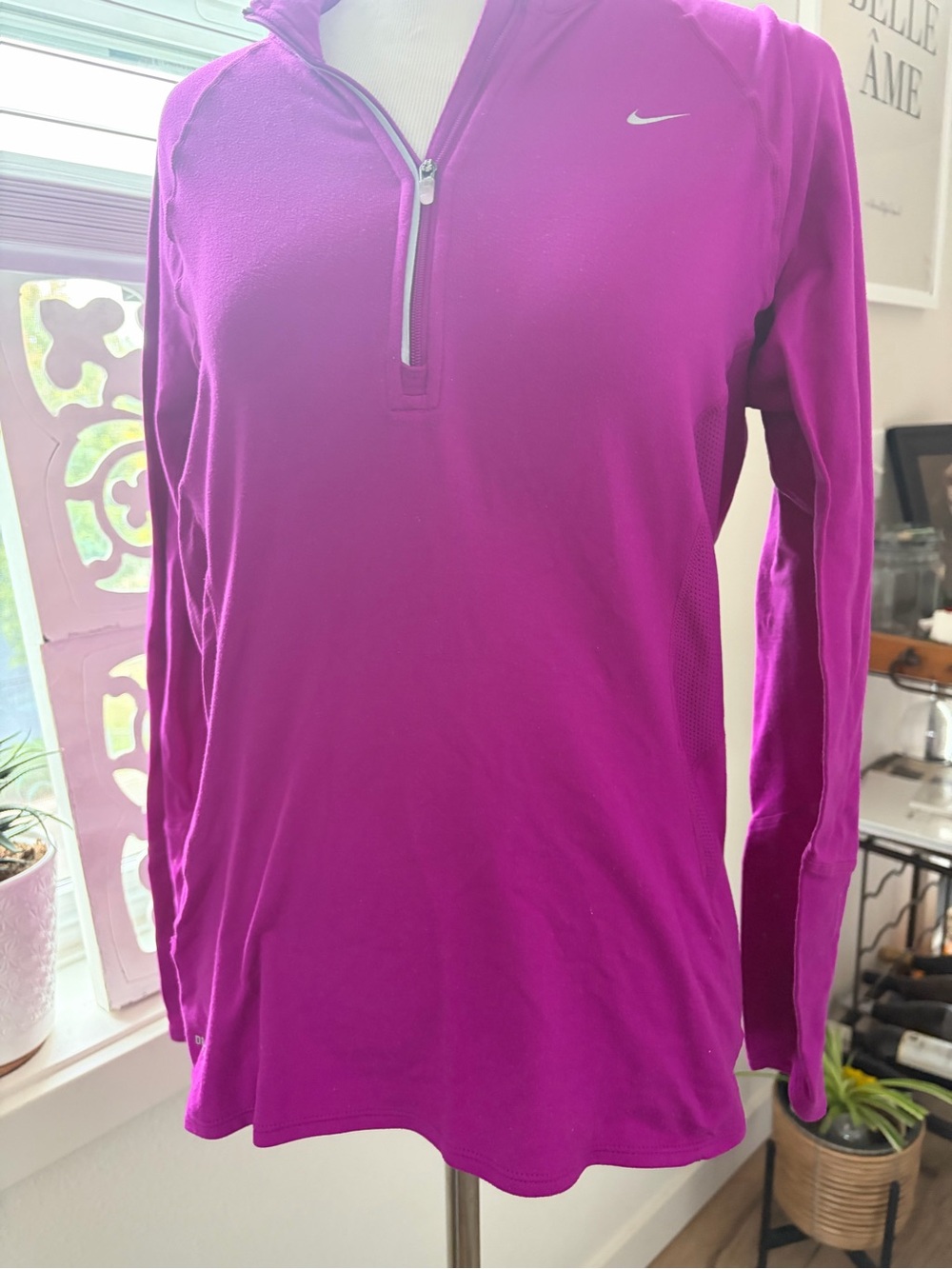 Nike Women’s Magenta Half-Zip Athletic Pullover